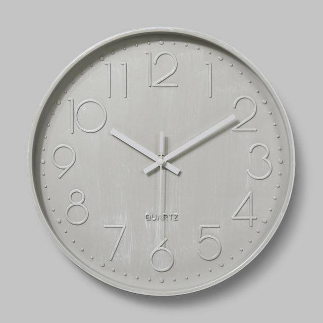 Färgglad Rund Väggklocka 30cm | Modern Design 0