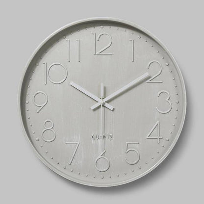 Färgglad Rund Väggklocka 30cm | Modern Design 0