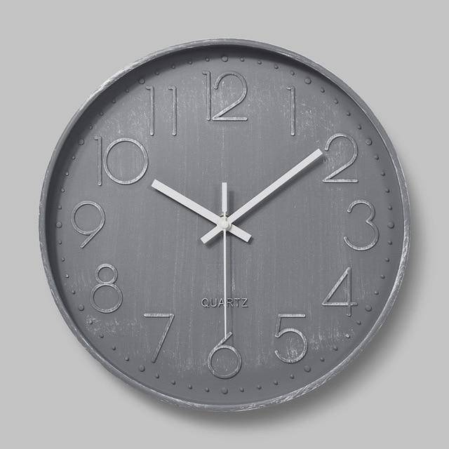 Färgglad Rund Väggklocka 30cm | Modern Design 5
