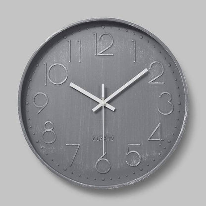 Färgglad Rund Väggklocka 30cm | Modern Design 5